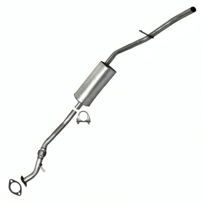 Northeastern Exhaust | Direct Fit Intermediate Flex Pipe & Muffler Exhaust System Kit Compatible for Nissan Frontier 2001-2004 2.4L | Free Gasket and Clamp Included