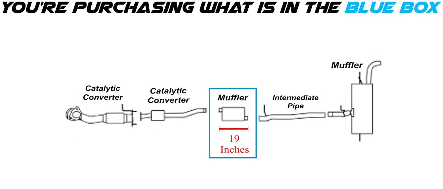2018-2020 1.5L, 2010-2017 2.4L Chevrolet Equinox | 2010-2017 GMC Terrain 2.4L Exhaust Muffler