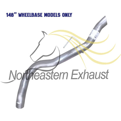 Northeastern Exhaust | Stainless Steel Exhaust Muffler, Resonator, and Tail Pipe Assembly Compatible for Ford Transit 150 / 250 / 350 / 350 HD 2015-2019 3.7L | Free Clamps Included | Automotive Replacement Part