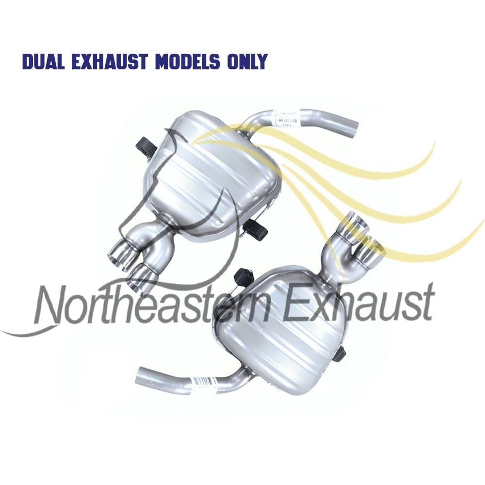 2013-2017 Chevrolet Traverse 3.6L Intermediate Pipe, Muffler, Y-Pipe, Pair of Resonator Exhaust System Kit