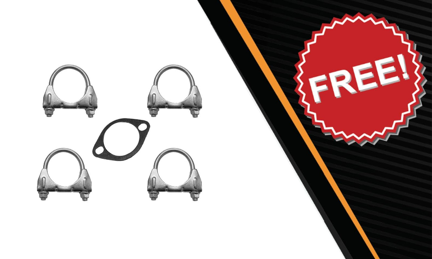 2013-2017 Chevrolet Traverse 3.6L Intermediate Pipe, Muffler, Y-Pipe, Pair of Resonator Exhaust System Kit