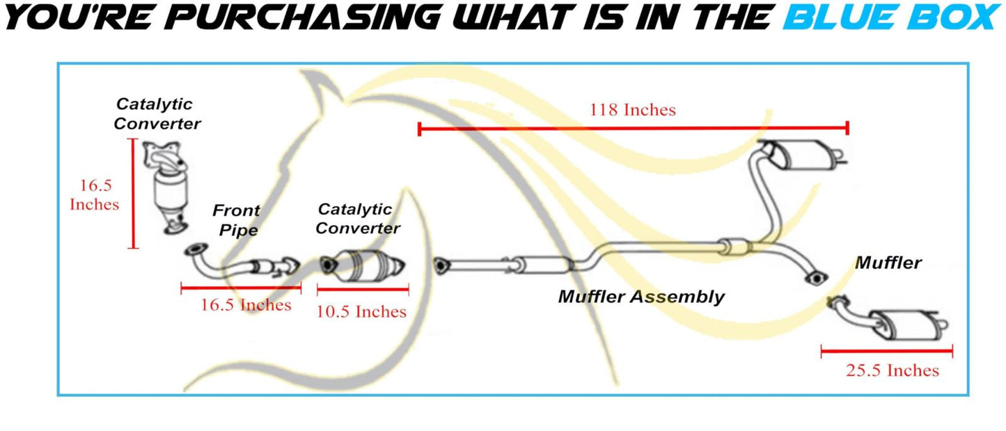 2009-2014 Acura TSX 2.4L EPA-Approved Direct-fit Complete Exhaust Kit