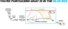 2009-2014 Acura TSX 2.4L Exhaust Muffler Assembly