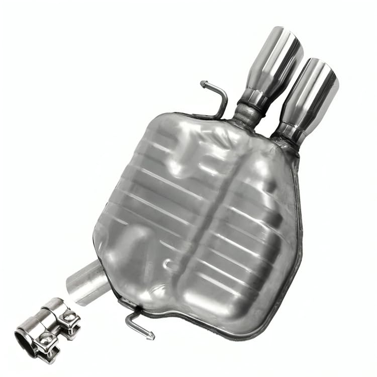 Northeastern Exhaust | Direct-Fit Rear Exhaust Muffler Compatible for Audi A5 Quattro 2010-2011 2.0L | Free Sleeve Included | Automotive Replacement Part