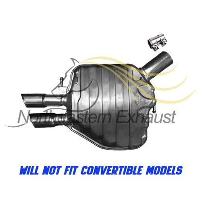 Northeastern Exhaust | Direct-Fit Rear Exhaust Muffler Compatible for Audi A5 Quattro 2010-2011 2.0L | Free Sleeve Included | Automotive Replacement Part