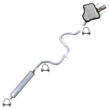 Northeastern Exhaust | Stainless Steel Resonator Pipe & Muffler Exhaust System Kit Compatible for Saab 9-3 2005-2008 & 2010-2011 2.0L | Free Clamps Included | Automotive Replacement Part