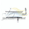 Northeastern Exhaust | Stainless Steel Direct Fit Exhaust Muffler Compatible for 2014-2019 Nissan Rogue 2.5L | Automotive Replacement Part | Free Clamp Gasket