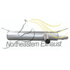 Northeastern Exhaust | Stainless Steel Direct Fit Exhaust Muffler Compatible for 2014-2019 Nissan Rogue 2.5L | Automotive Replacement Part | Free Clamp Gasket