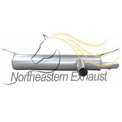 Northeastern Exhaust | Stainless Steel Direct Fit Exhaust Muffler Compatible for 2014-2019 Nissan Rogue 2.5L | Automotive Replacement Part | Free Clamp Gasket