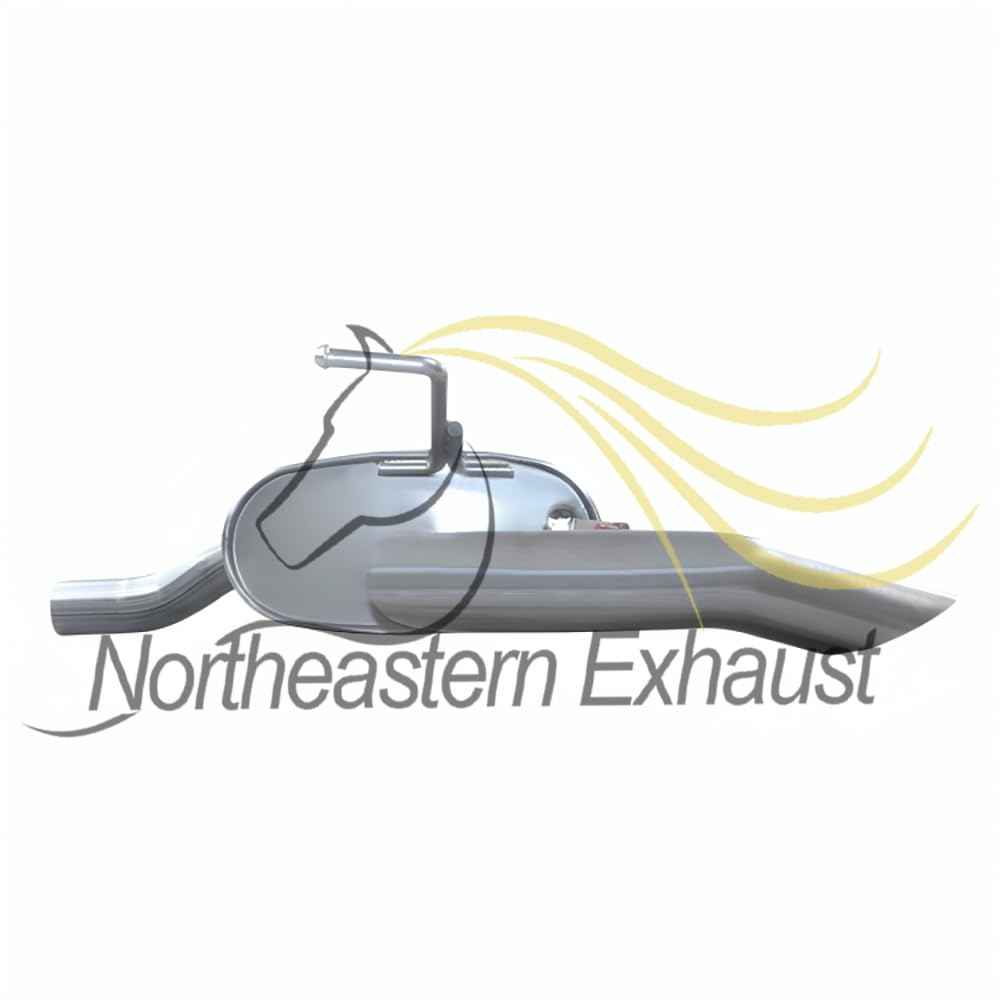 Northeastern Exhaust | Stainless Steel Direct Fit Exhaust Muffler Compatible for 2014-2019 Nissan Rogue 2.5L | Automotive Replacement Part | Free Clamp Gasket