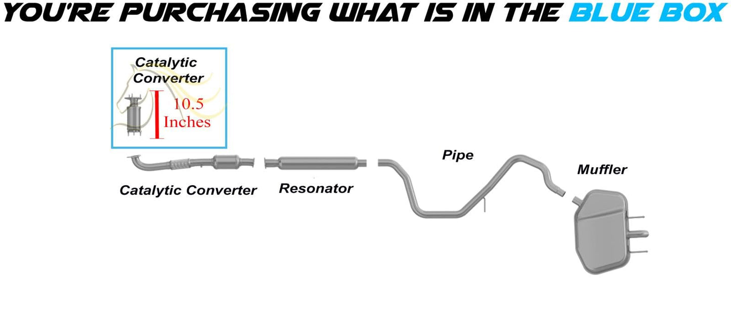 2014 Chevrolet Impala and Malibu 2.4L Catalytic Converter