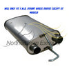 Northeastern Exhaust | Stainless Steel Exhaust Muffler & Tailpipe Exhaust System Kit Compatible for 2009-2010 Pontiac Vibe 2.4L 2.8L | F.W.D | Free Clamps Included | Automotive Replacement Part
