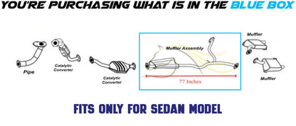 2008-2011 Subaru Impreza 2.5L Exhaust Muffler Assembly