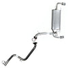 Northeastern Exhaust | Stainless Steel - Exhaust Intermediate Pipe and Muffler Compatible for Mazda 3 Hatchback 2010-2013 2.5L | Includes Gasket and Clamps | Hatchback