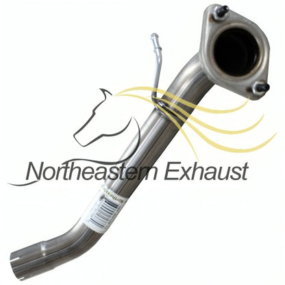 Northeastern Exhaust | Stainless Steel - Exhaust Intermediate Pipe and Muffler Compatible for Mazda 3 Hatchback 2010-2013 2.5L | Includes Gasket and Clamps | Hatchback
