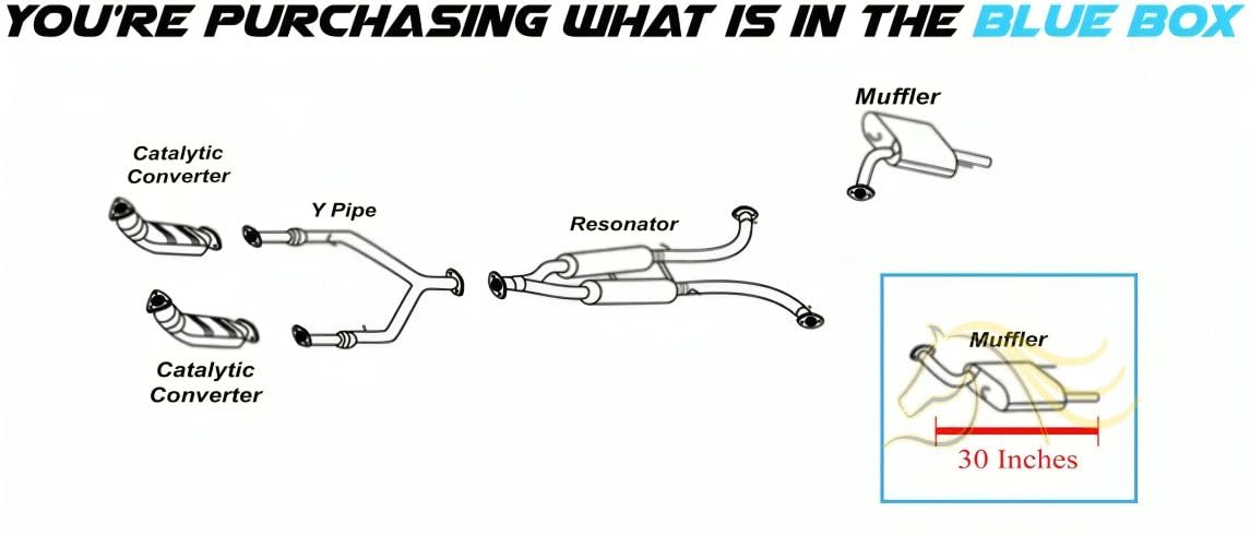 2011-2013 Infiniti M56 5.6L & M37 3.7L | 2014-2019 Infiniti Q70 5.6L Exhaust Driver-Side Muffler