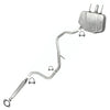 Northeastern Exhaust | Stainless Steel | Direct Fit Exhaust Resonator, Intermediate Pipe & Muffler Exhaust System Kit Compatible for 2013-2015 Chevrolet Malibu 2.5L | 2013-2014 Malibu 2.4L | 2016 Malibu Limited 2.5L | Free Clamps and Gasket Included