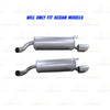 2013-2017 Honda Accord 3.5L Pair of Exhaust Mufflers