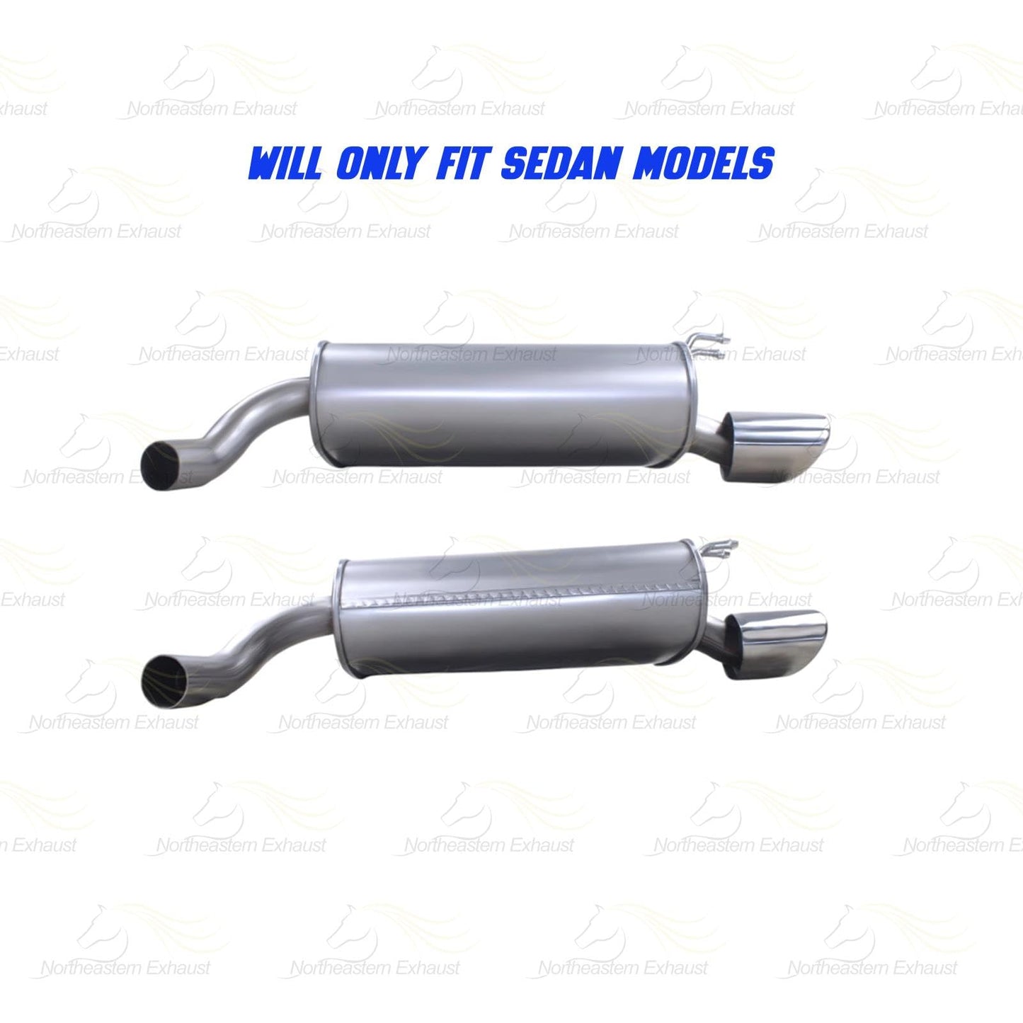 2013-2017 Honda Accord 3.5L Pair of Exhaust Mufflers