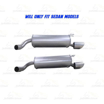 2013-2017 Honda Accord 3.5L Pair of Exhaust Mufflers