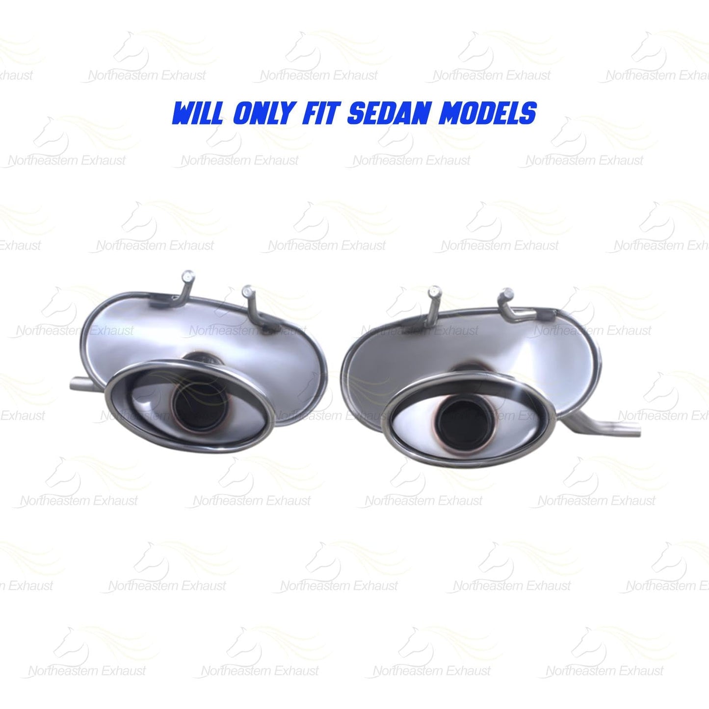 2013-2017 Honda Accord 3.5L Pair of Exhaust Mufflers