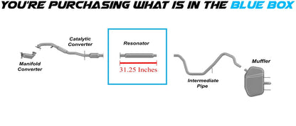 2013-2014 2.4L, 2013-2015 2.5L Chevrolet Malibu |2016 Chevrolet Malibu Limited 2.5L Exhaust Resonator Pipe