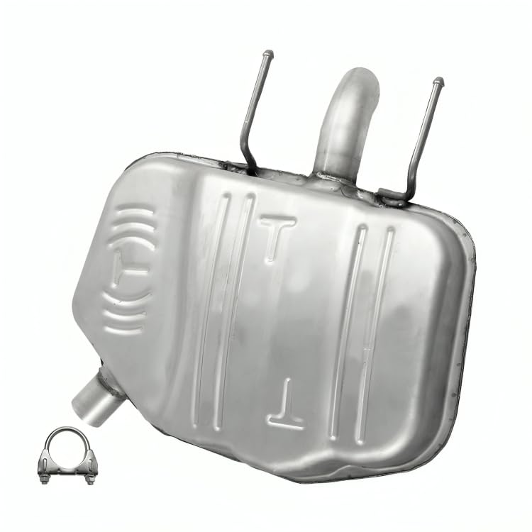 Northeastern Exhaust | Stainless Steel Driver-Side Muffler Compatible for Chevrolet Malibu 2013-2015 2.5L, 2013-2014 2.4L | Malibu Limited 2016 2.5L | Free Clamp Included | Dual Exhaust
