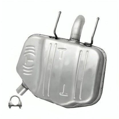 Northeastern Exhaust | Stainless Steel Driver-Side Muffler Compatible for Chevrolet Malibu 2013-2015 2.5L, 2013-2014 2.4L | Malibu Limited 2016 2.5L | Free Clamp Included | Dual Exhaust