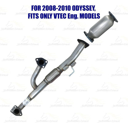 2005-2010 Honda Odyssey 3.5L Exhaust Pipe and Muffler with Catalytic