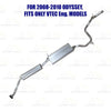 2005-2010 Honda Odyssey 3.5L Exhaust Pipe and Muffler with Catalytic