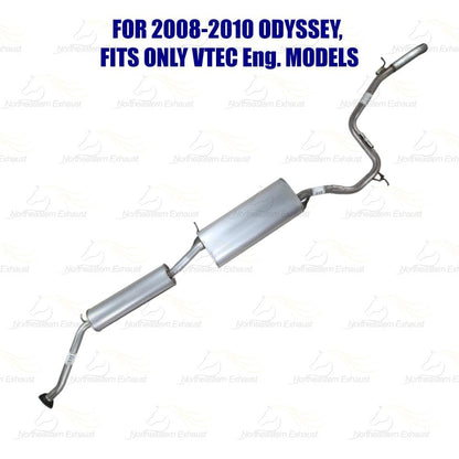 2005-2010 Honda Odyssey 3.5L Exhaust Catalytic Converter and Muffler