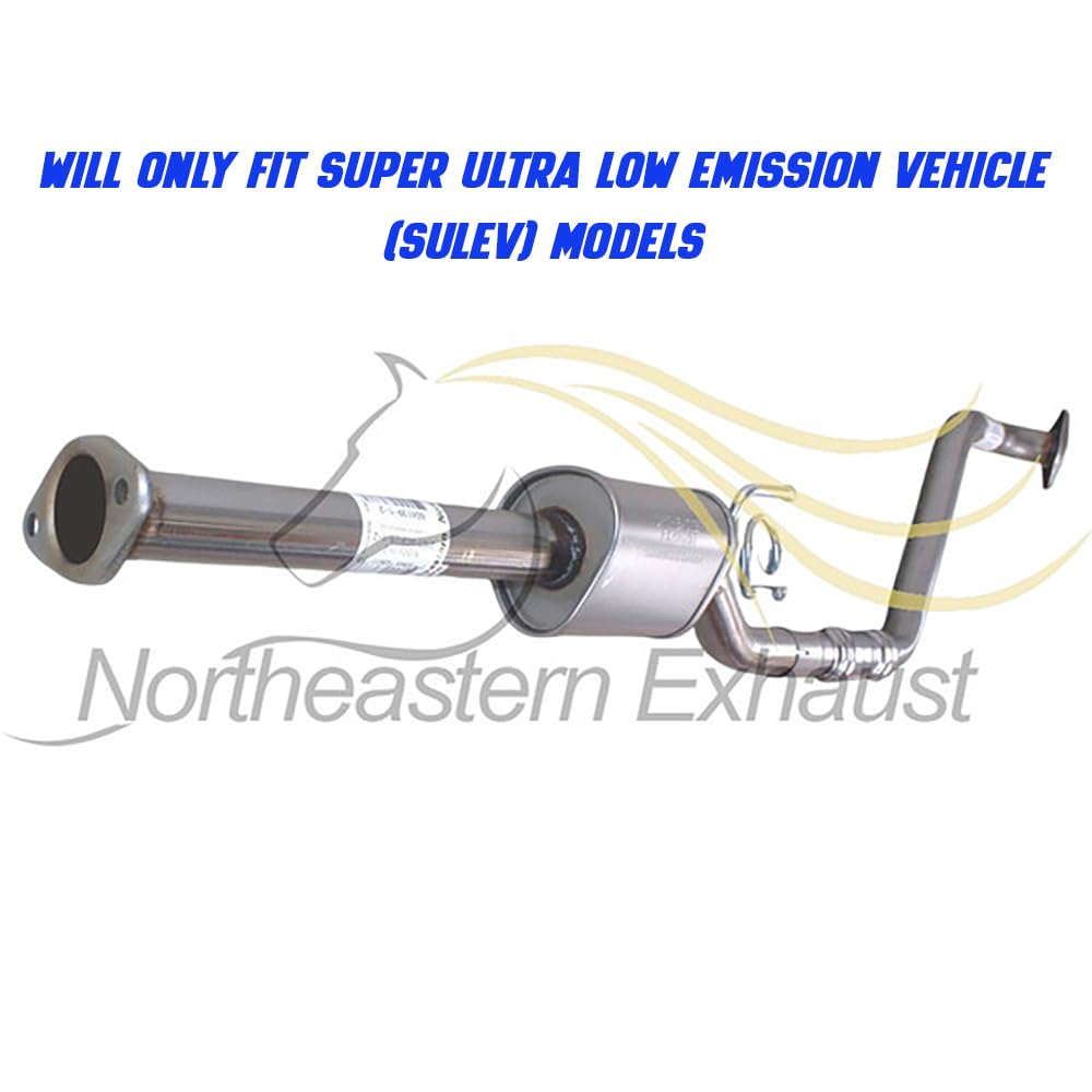 Northeastern Exhaust | Stainless Steel Resonator Pipe & Muffler Exhaust System Kit Compatible for Hyundai Elantra 2011-2016 1.8L | Free Gaskets and Clamp Included