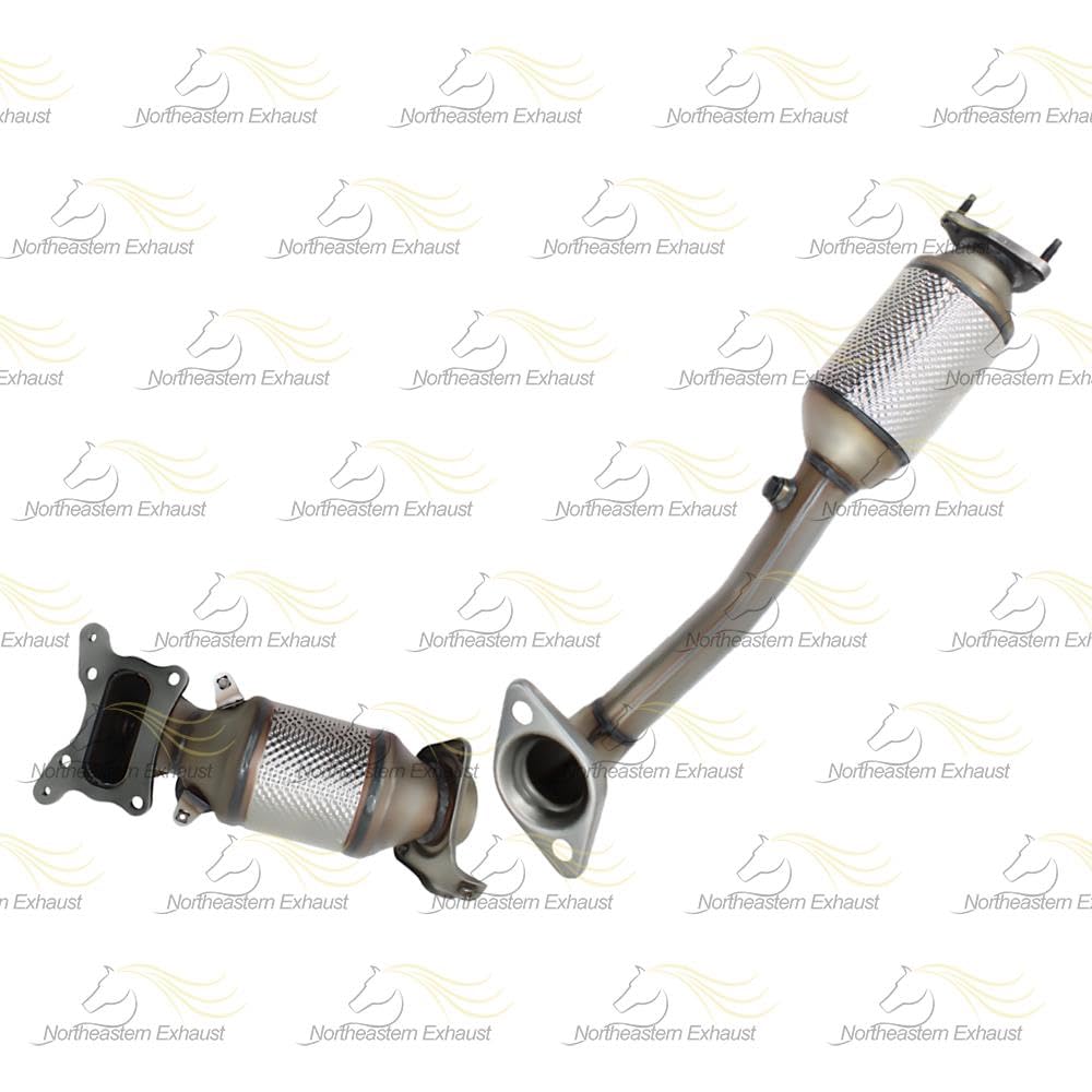 2012-2014 Honda CR-V 2.4L Exhaust Resonator Pipe and Muffler with Catalytics