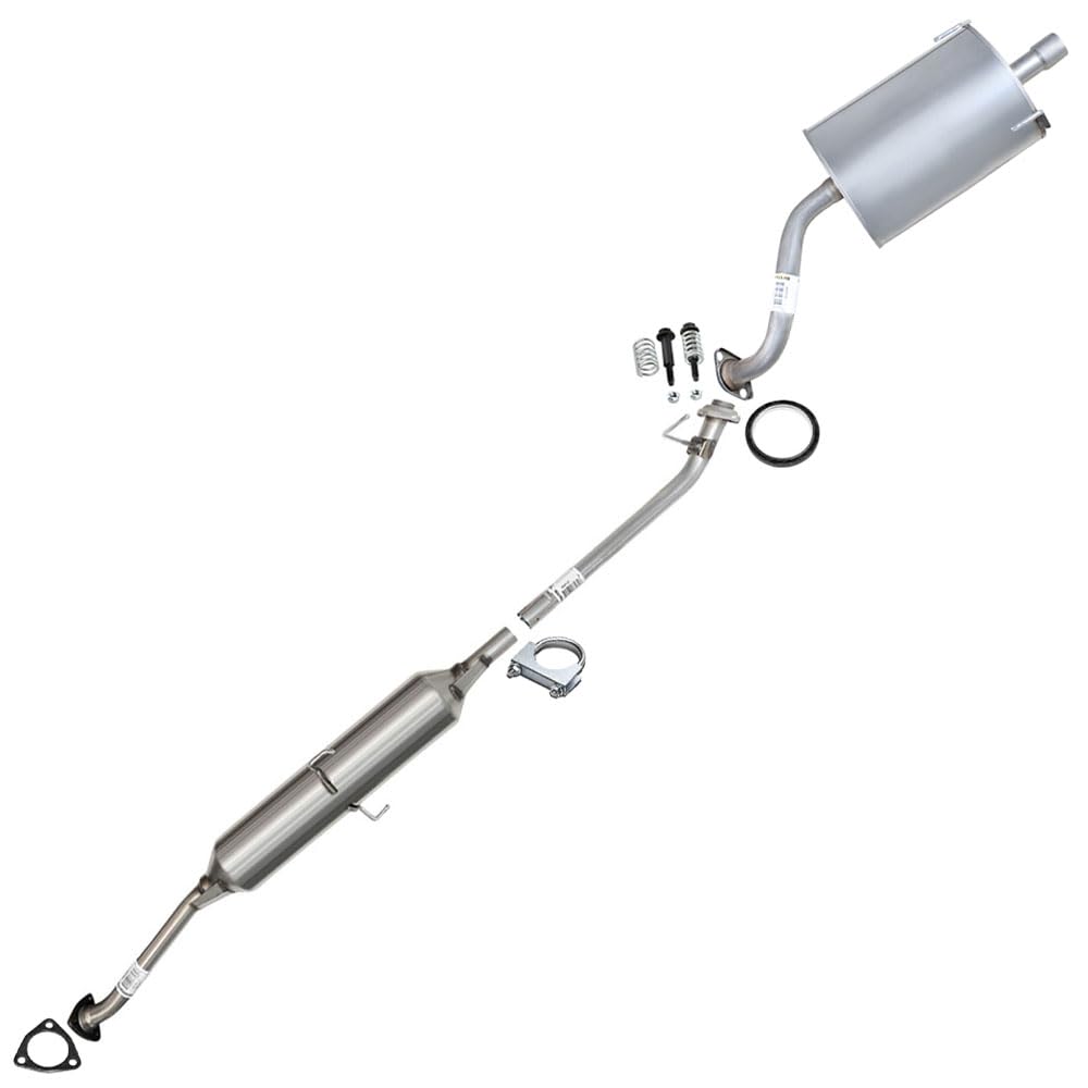2005-2006 Honda CR-V 2.4L Exhaust Resonator Pipe and Muffler