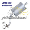 2005-2006 Honda CR-V 2.4L Exhaust Resonator Pipe and Muffler
