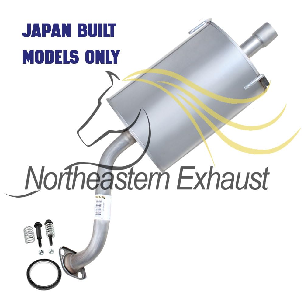2005-2006 Honda CR-V 2.4L Exhaust Resonator Pipe and Muffler
