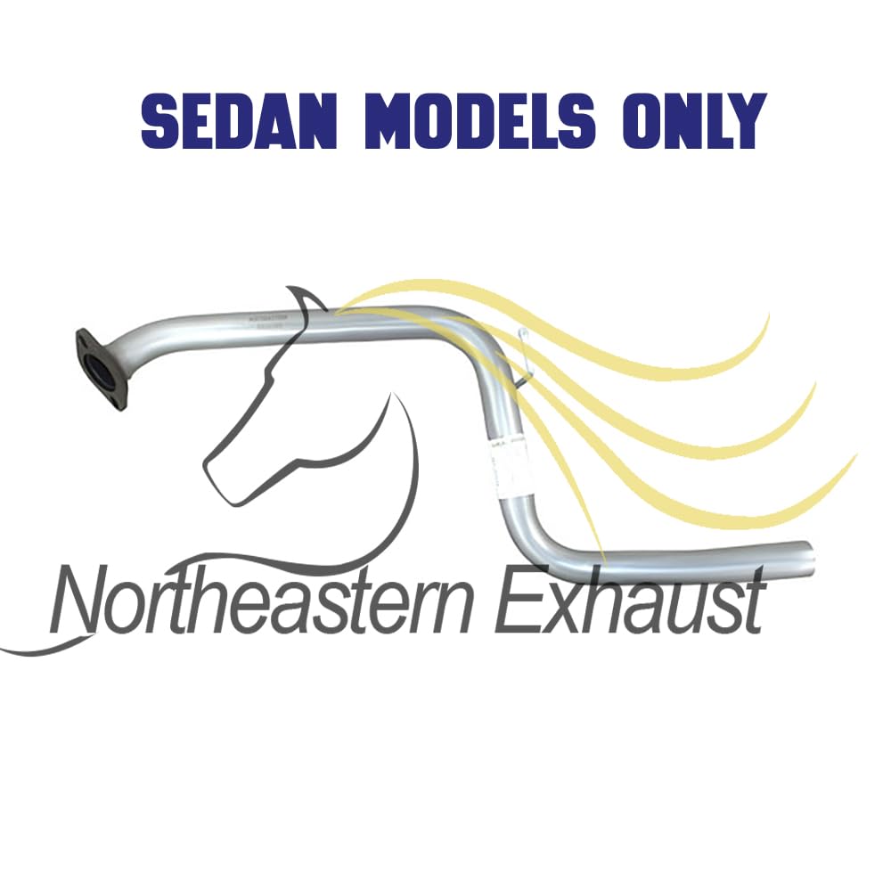 Northeastern Exhaust | Stainless Steel - Exhaust Intermediate Pipe and Muffler Compatible for Mazda 3 2010-2013 2.5L | Includes Gasket and Clamps | Sedan