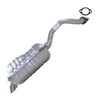 Northeastern Exhaust | Stainless Steel - Direct Fit Exhaust Muffler Compatible for Kia Sorento 2011-2013 3.5L | Hyundai 2010-2012 3.5L - Includes Gasket | Automotive Replacement Part