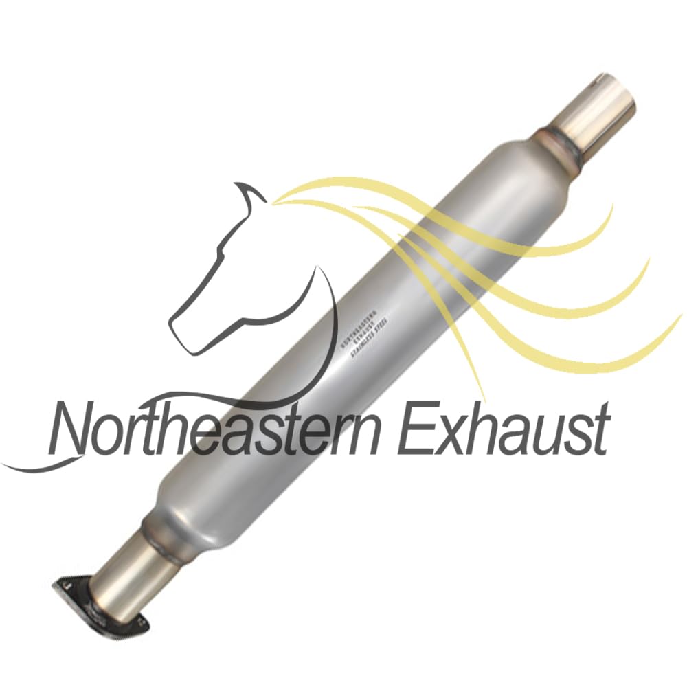 Northeastern Exhaust | Stainless Steel - EPA-Approved Catalytic, Resonator, Intermediate Pipe, Muffler Complete Exhaust System Kit Compatible for Chevrolet Malibu 2014 2.4L - Includes Clamp and Gasket