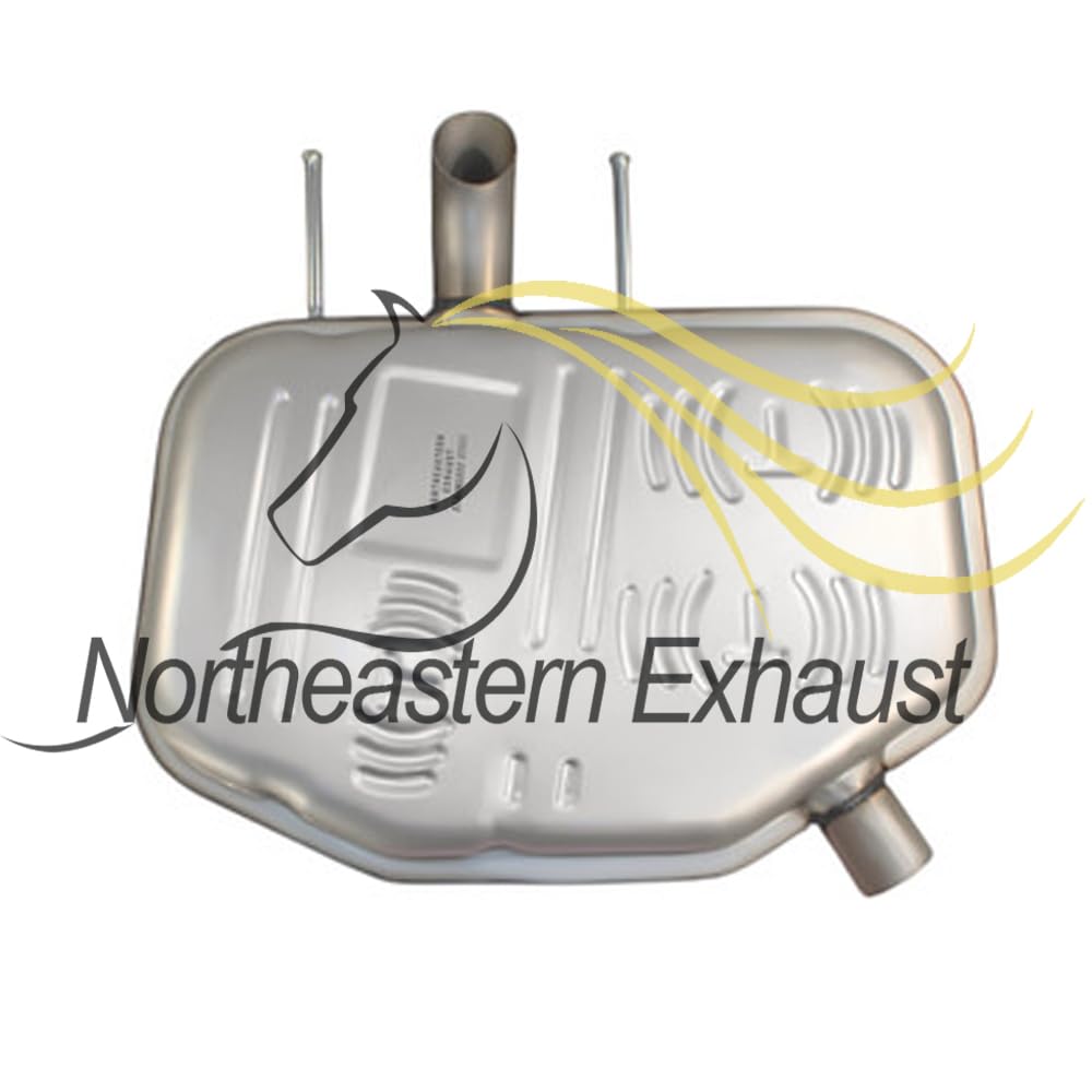 Northeastern Exhaust | Stainless Steel - EPA-Approved Catalytic, Resonator, Intermediate Pipe, Muffler Complete Exhaust System Kit Compatible for Chevrolet Malibu 2014 2.4L - Includes Clamp and Gasket