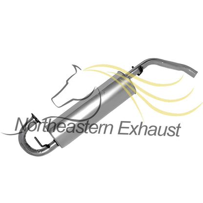 Northeastern Exhaust | Direct Fit Exhaust Muffler Pipe Compatible for Toyota RAV4 1998-2000 2.0L | Free Gasket Included | Automotive Replacement Part