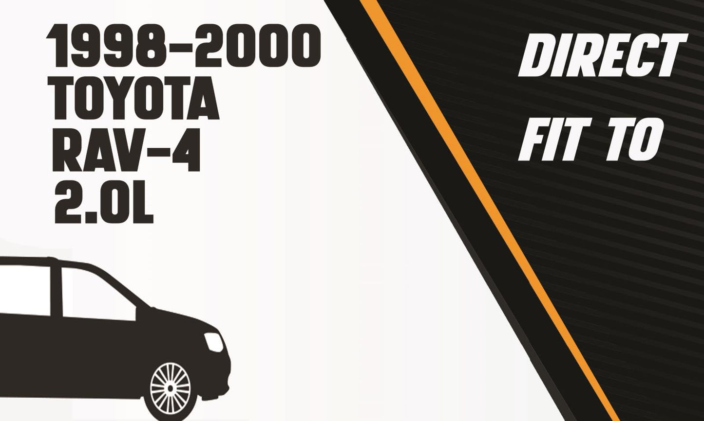 Northeastern Exhaust | Direct Fit Exhaust Muffler Pipe Compatible for Toyota RAV4 1998-2000 2.0L | Free Gasket Included | Automotive Replacement Part
