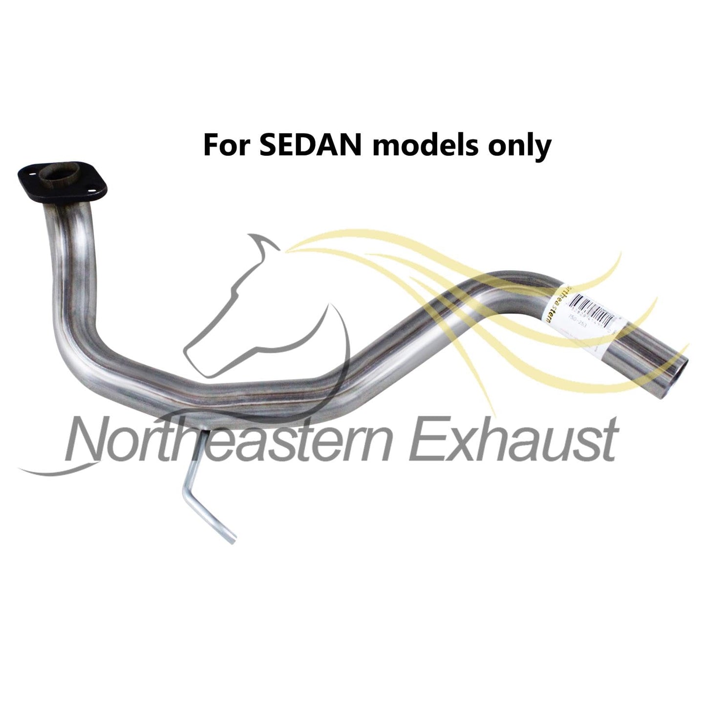 2007-2012 Toyota Yaris 1.5L Intermediate Pipe, Muffler Exhaust System Kit