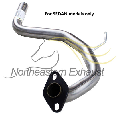 2007-2012 Toyota Yaris 1.5L Intermediate Pipe, Muffler Exhaust System Kit
