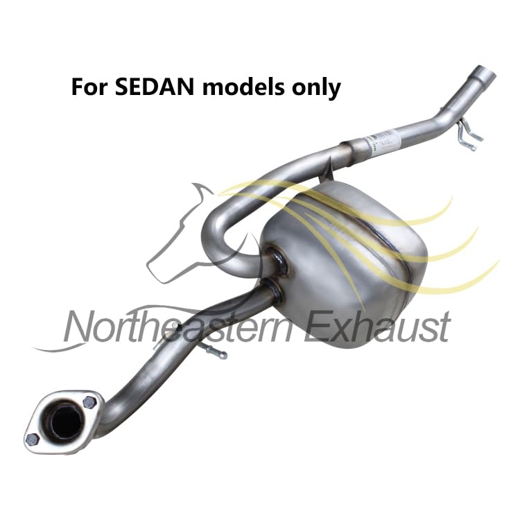 2007-2012 Toyota Yaris 1.5L Intermediate Pipe, Muffler Exhaust System Kit