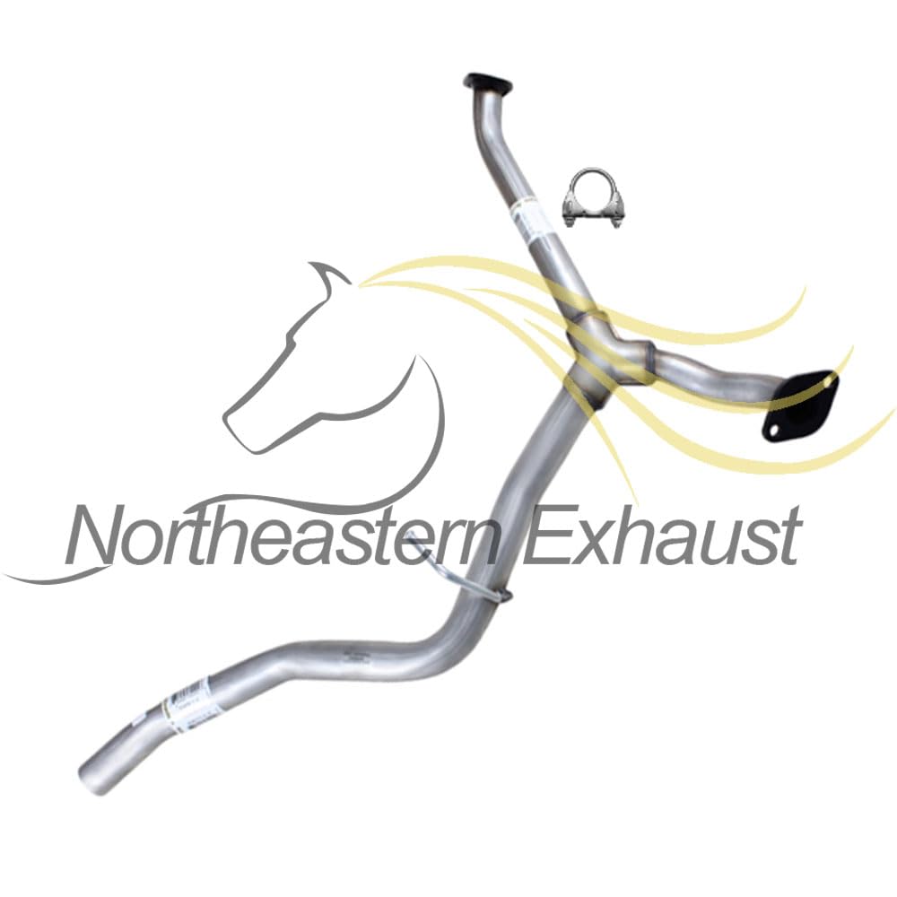 Northeastern Exhaust | Stainless Steel Resonator, Y Pipe, Pair of Muffler Exhaust System Kit Compatible for Subaru Outback 2010-2015 3.6L | Free Gasket and Clamp Included