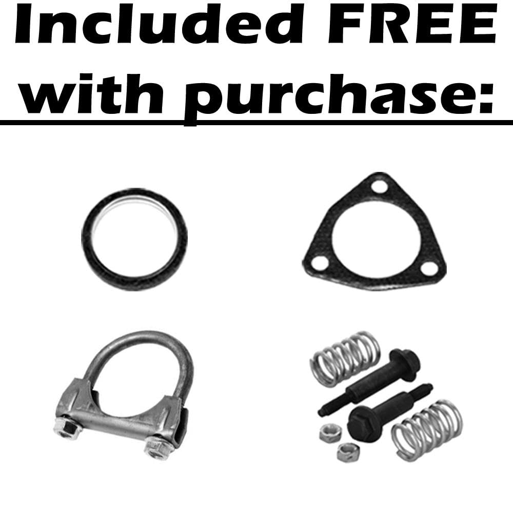 Northeastern Exhaust | Stainless Steel Intermediate Pipe, Resonator & Muffler Exhaust System Kit Compatible for Honda Civic 2012-2015 1.8L | Free Gaskets, Clamp and Spring Bolt Kit Included