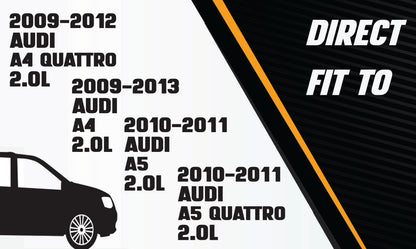 2009-2013 Audi A4 | 2009-2012 A4 Quattro | 2010-11 A5 and A5 Quattro 2. L Exhaust Muffler