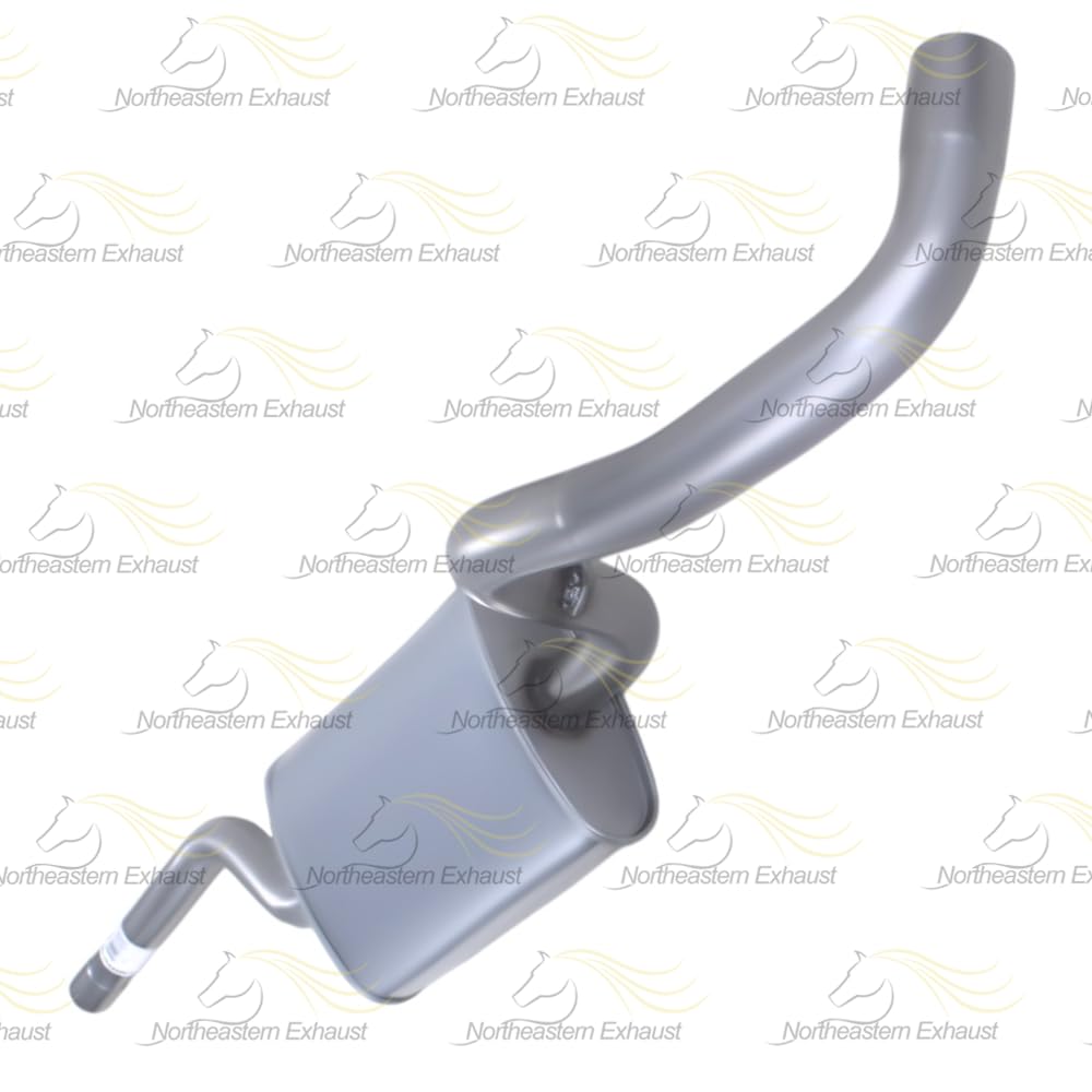 Northeastern Exhaust | Stainless Steel Rear Exhaust Resonator Pipe Compatible for 2013-2019 Ford Escape 2.0L, 2.5L | 2013-2016 Escape 1.6L | 2017-2019 Escape 1.5L | Free Sleeves Included | Automotive Replacement Part