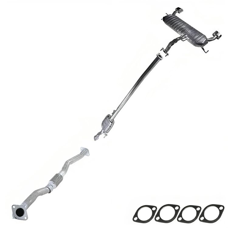 2005-2008 Kia Sportage 2.0L AWD Front Exhaust Pipe Resonator Pipe and Muffler